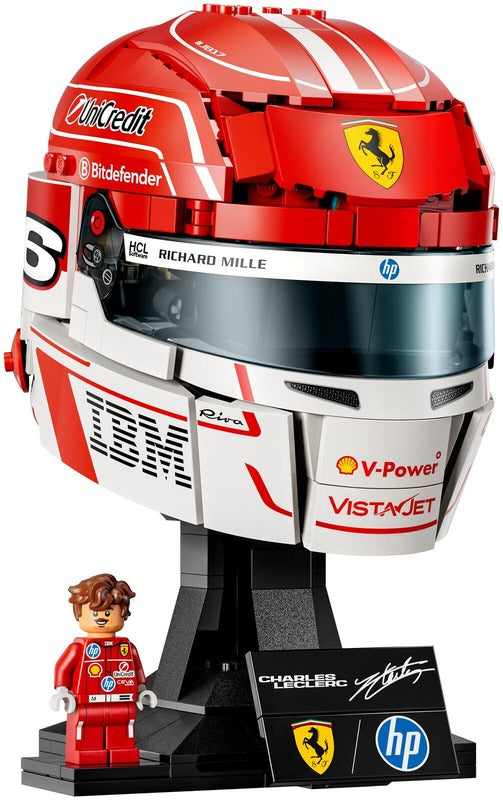 LEGO 法拉利HP头盔-夏尔·勒克莱尔｜LEGO® Editions Formula 1 43014 Scuderia Ferrari HP ‑kypärä – Charles Leclerc