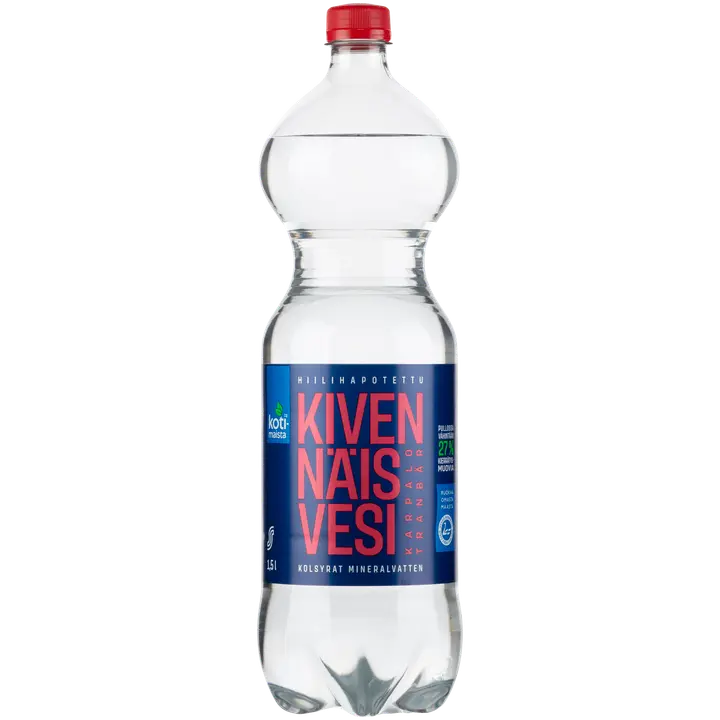 Kotimaista Kivennäisvesi karpalo kevyesti hiilihapotettu1,5l｜Kotimaista 蔓越莓淡碳酸矿泉水 1.5l