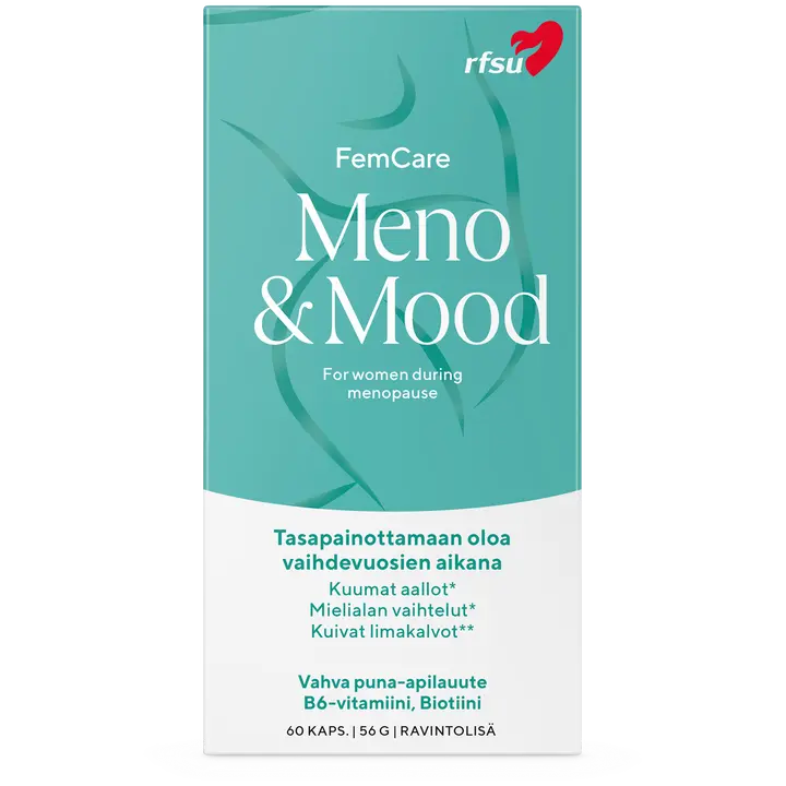 RFSU Meno & Mood 60 kpl Ravintolisä-RFSU Meno & Mood 60片 营养补充剂