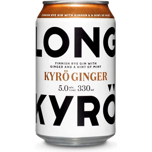 Kyrö Ginger 5,0 til-% long drink 0,33 l tölkki｜Kyrö 生姜 5.0 vol% 长饮 0.33 升罐装