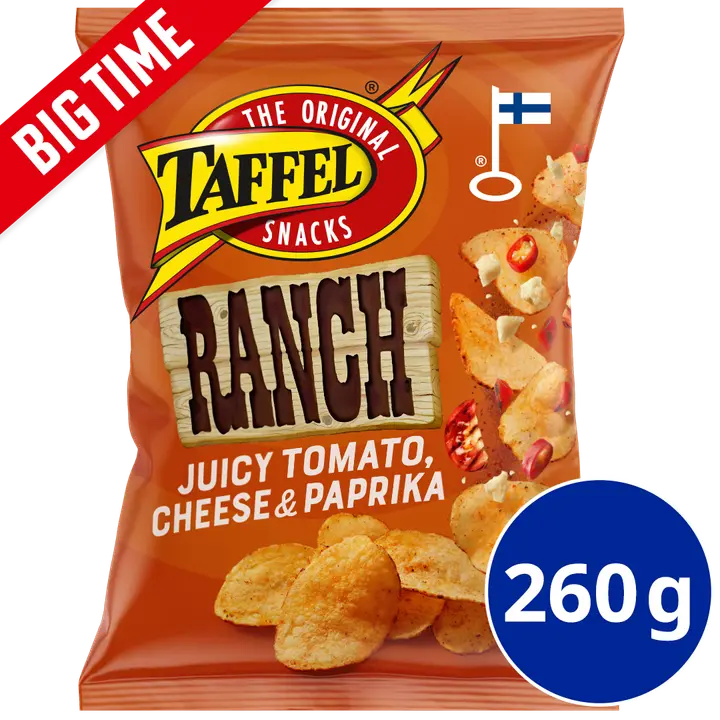 Taffel Ranch maustettu sipsi 260g-Taffel 牧场风味薯片 260g