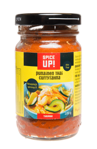 Spice Up! 红泰式咖喱酱 100g｜Spice Up! Punainen thai currytahna 100g