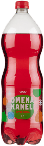 Coop omena-kaneli virvoitusjuoma sokeriton 1,5l