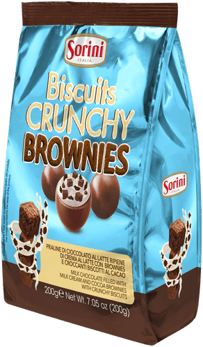 Sorini Biscuits Crunchy Brownies suklaakonvehdit 200g