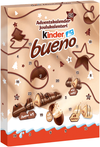 Kinder Bueno - suklaajoulukalenteri 181g