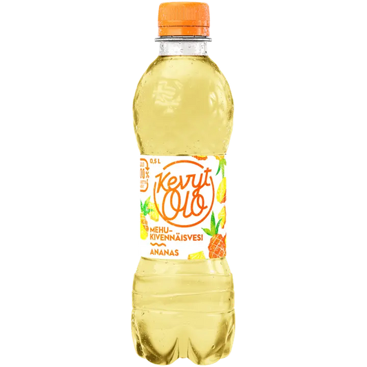 KevytOlo Ananas mehukivennäisvesi 0,5 l kmp｜KevytOlo 菠萝汁矿泉水 0.5 l kmp