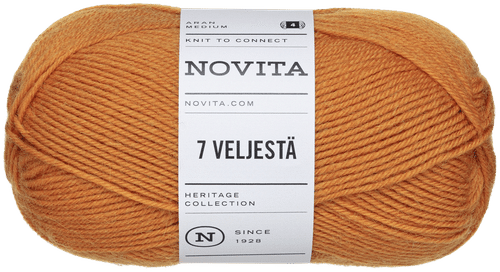 Novita 7 Veljestä 毛线 100克 红菇色 273