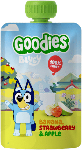 Goodies Bluey 香蕉、草莓和苹果冰沙 100g