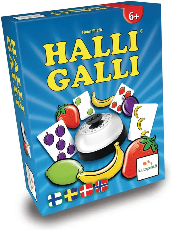 Ei merkkiä 桌游.fi Halli Galli 快手游戏 6岁以上｜Lautapelit.fi Halli Galli näppäryyspeli ikä 6+