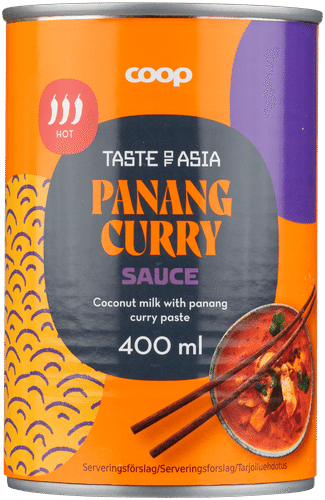 Coop 亚洲风味椰奶潘安酱料 400 ml｜Coop Taste of Asia kookosmaito-panang ateriakastike 400 ml
