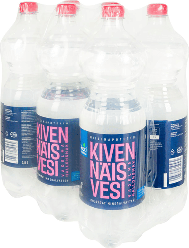 Kotimaista 6 x 国产覆盆子气泡水，轻度碳酸化 1,5l｜6 x Kotimaista Kivennäisvesi vadelma kevyesti hiilihapotettu 1,5l