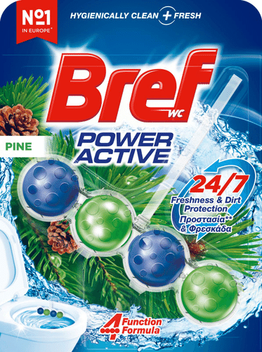 Bref 50克活力松林马桶清新剂