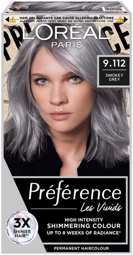 L'Oréal Paris Préférence Vivid Colours Smokey Grey intensiivinen kestoväri 1kpl