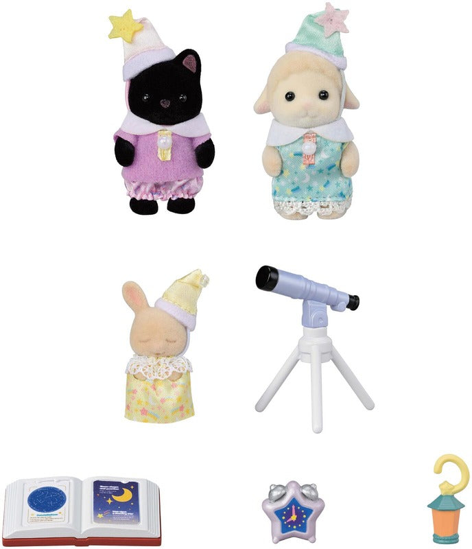 Sylvanian Families 三胞胎过夜｜Sylvanian Families Kolmoset yökylässä