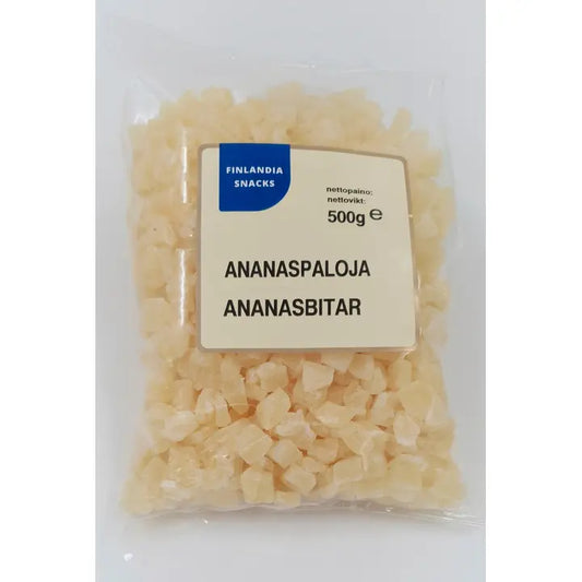 Finlandia Snacks Ananaspaloja 500g-Finlandia Snacks 菠萝块 500g