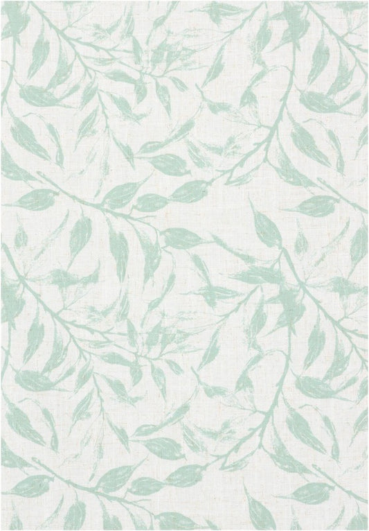 House 藤蔓图案窗帘 140x250厘米，浅绿色