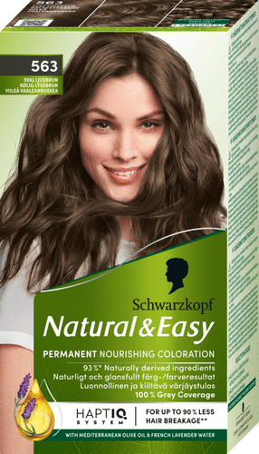 Schwarzkopf Natural & Easy 563 冷调浅棕色染发剂