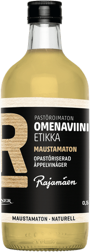 Rajamäen 0,5l Pastöroimaton omenaviinietikka