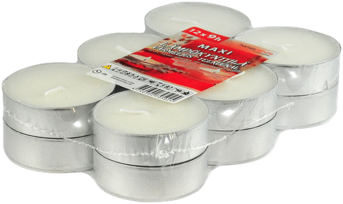 Hansa Candle Maxi lämpökynttilä 9h 12kpl