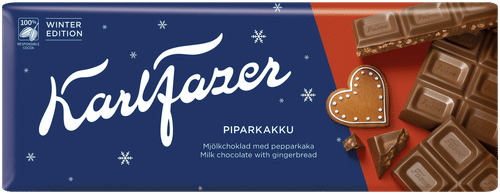 Karl Fazer Winter Edition piparkakku maitosuklaalevy 200g