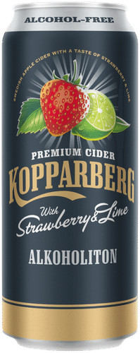 Kopparberg 高柏格草莓青柠无醇苹果气泡饮料（罐装） 50cl