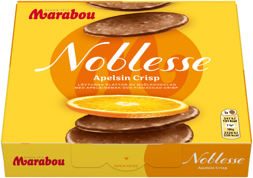 Marabou Noblesse Apelsin Crisp konvehteja 150g