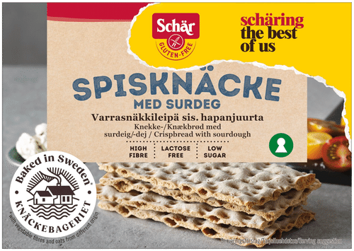 Schär Varrasnäkkileipä sis. hapanjuurta gluteeniton 130g