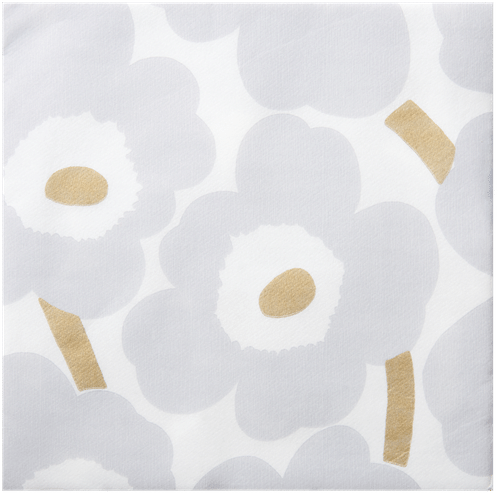 Marimekko 罂粟花灰色无纺布餐巾 15张/40厘米