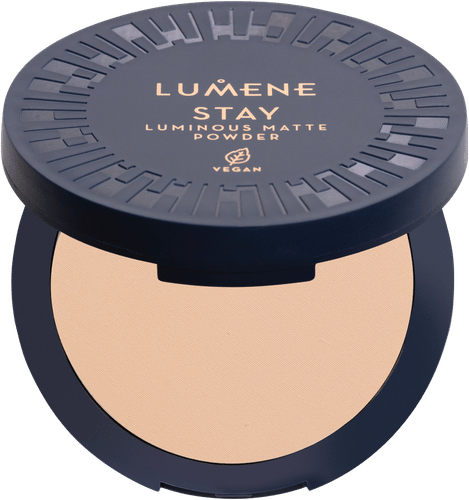 Lumene 持妆光感哑光粉饼 2号 10g｜Lumene Stay Luminous Matte Puuteri 2 10g