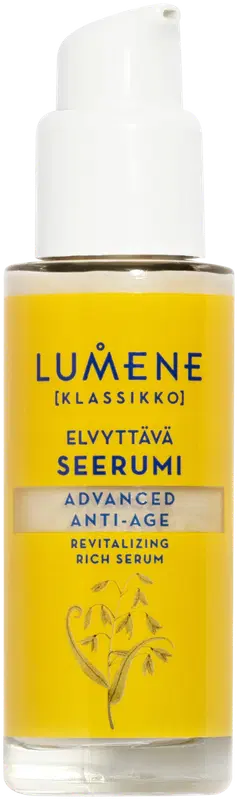 Lumene KLASSIKKO 高级抗衰老焕活精华 30 ml｜Lumene KLASSIKKO Advanced Anti-age Elvyttävä seerumi 30 ml