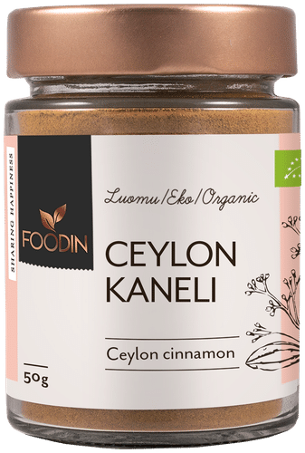 Foodin 锡兰肉桂，有机 50g｜Foodin Ceylon kaneli luomu 50g