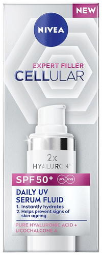 NIVEA 30ml Cellular Expert Filler Daily UV Fluid Serum Fluid SK50 -seerumipäivävoide