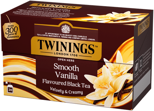 Twinings Smooth Vanilla maustettu musta tee 20x2g｜Twinings 柔滑香草味红茶 20x2g