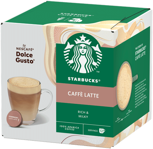 Starbucks 12 粒/121.2g Caffe Latte 牛奶咖啡胶囊