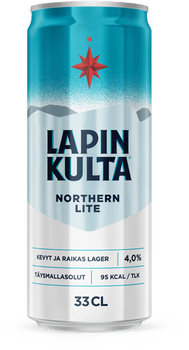 Lapin Kulta Northern Lite  olut 4% 0,33 l