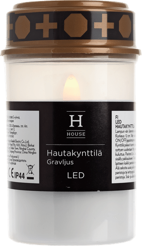 House LED-hautakynttilä