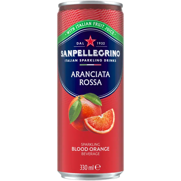 SANPELLEGRINO Aranciata Rossa 0,33cl｜San Pellegrino 圣佩莱格里诺·阿兰恰塔·罗萨 0,33cl