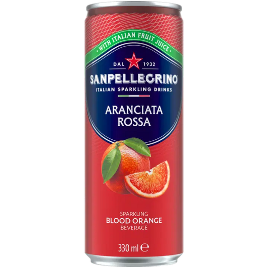 SANPELLEGRINO Aranciata Rossa 0,33cl｜San Pellegrino 圣佩莱格里诺·阿兰恰塔·罗萨 0,33cl