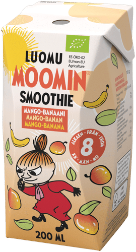 Moomin 有机芒果香蕉果泥 200ml