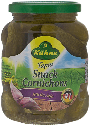 Kühne pikkusuolakurkut valkosipuli 370g