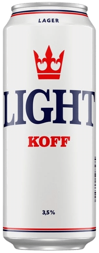 Koff 淡麦芽饮品 3.5% vol 罐装 0,5 L