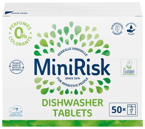 Mini Risk 洗碗机块 50 kpl
