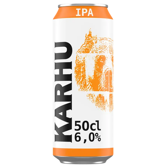 Karhu IPA olut 6,0 % tölkki 0,5 L｜Karhu IPA 饮料 6.0% 罐装 0,5 L