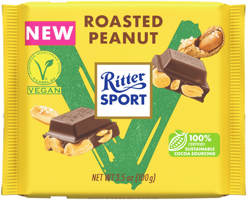 Ritter Sport 烤花生素食巧克力 RFA 100g
