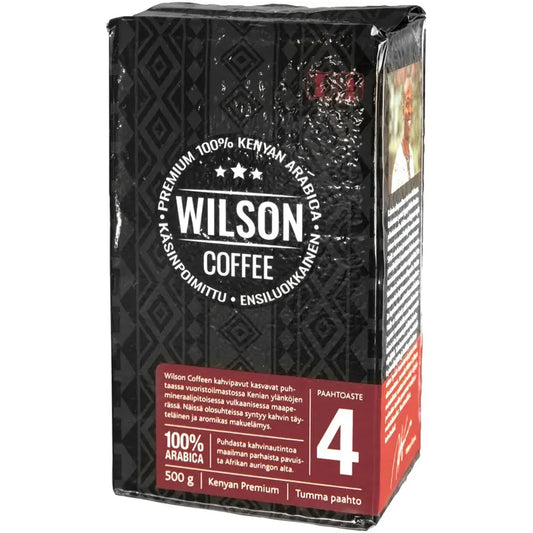 Wilson Coffee 500g SJ100% Kenian arabica Tumma paahto｜Wilson Coffee 500 克 SJ100% 肯尼亚阿拉比卡深度烘焙