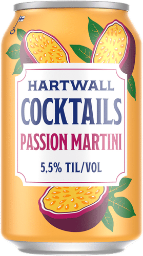 Hartwall Cocktails 百香果马天尼 5.5%醇度的预调饮料 0,33 l