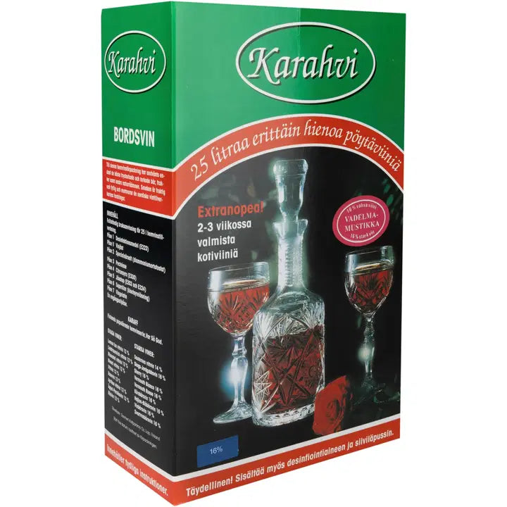 Karahvi 380g vadelma-mustikka viiniaines｜Karahvi 380克覆盆子蓝莓饮品原料
