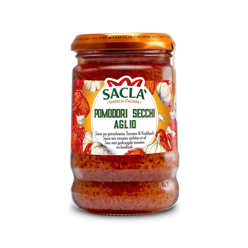 Sacla 190克番茄干蒜香蒜酱｜Sacla 190g Pesto pomodori secchi & aglio aurinkokuivattu tomaatti ja valkosipuli
