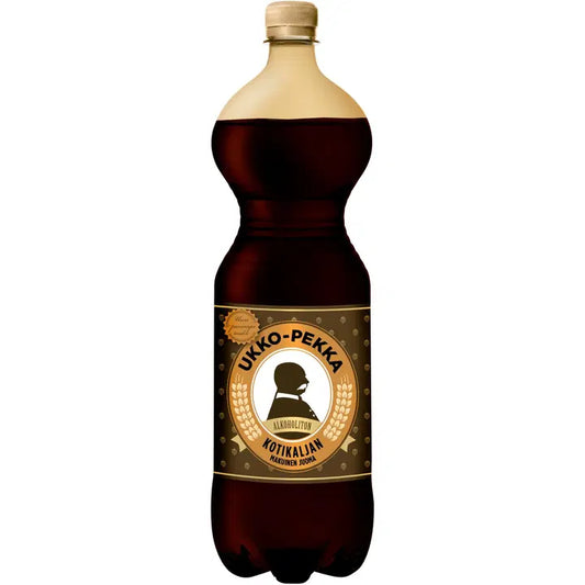 Ukko-Pekka kotikaljan makuinen hiilihapollinen juoma 1,5 l｜Ukko-Pekka 带有自制饮品味道的碳酸饮料 1,5 l