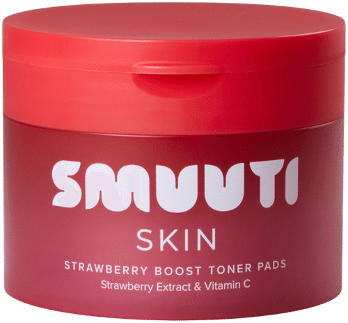 Smuuti Skin Strawberry Boost Toner Pads-kasvovesilaput 60 kpl